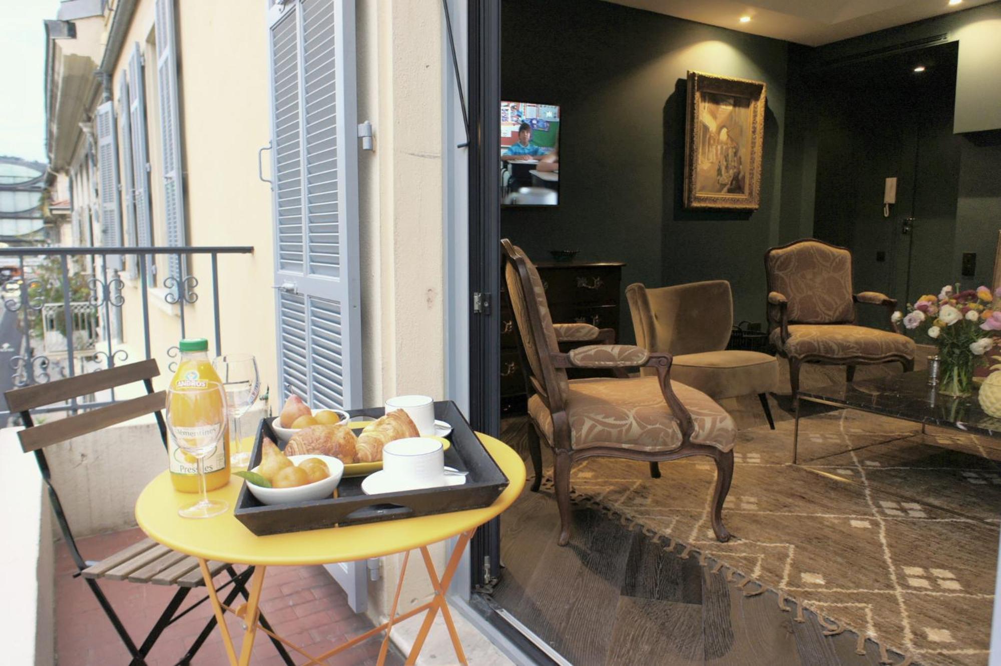 Ze Perfect Place - Elegant Appartement Avec Terrasse - Promenade Des Arts Nizza Kültér fotó