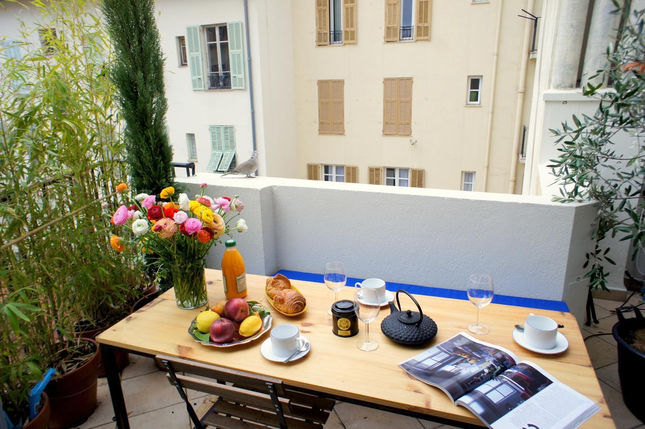 Ze Perfect Place - Elegant Appartement Avec Terrasse - Promenade Des Arts Nizza Kültér fotó