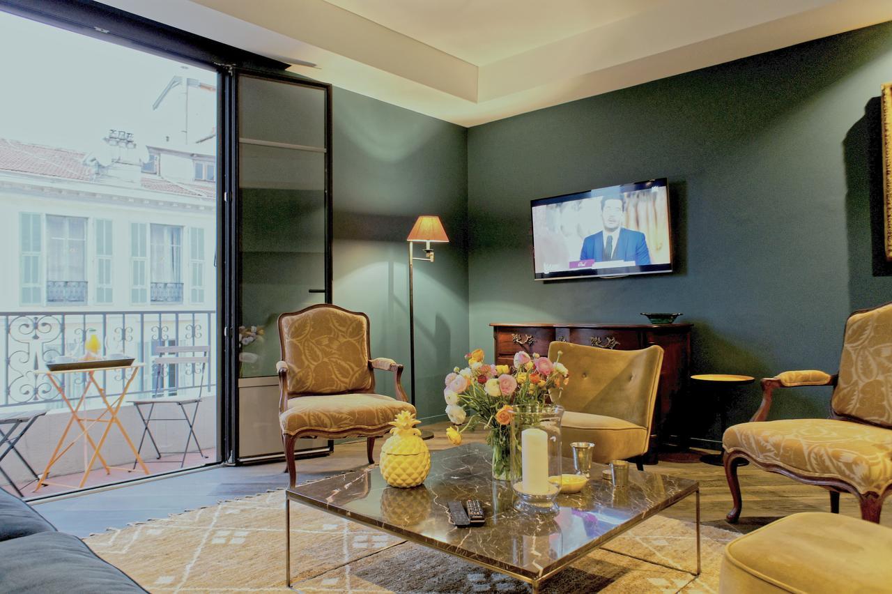 Ze Perfect Place - Elegant Appartement Avec Terrasse - Promenade Des Arts Nizza Kültér fotó