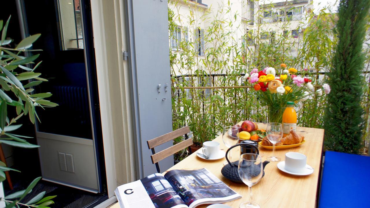 Ze Perfect Place - Elegant Appartement Avec Terrasse - Promenade Des Arts Nizza Kültér fotó